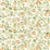 Sanderson Pear & Pomegranate Teal/ Papaya 226859 Fabric Sample DOSF226859