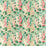 Sanderson Hollyhocks Sage/ Rose 226862 Fabric Sample DOSF226862