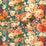 Sanderson Very Rose and Peony Kingfisher/Rowan Berry 226882 Fabric Sample DOSF226882