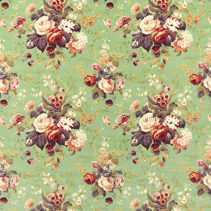 Sanderson Roslyn Squirrel/Olive 226885 Fabric Sample DOSF226885