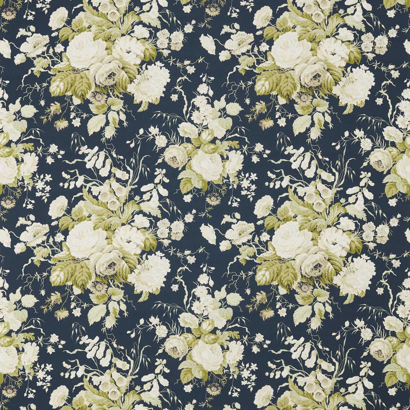 Sanderson Stapleton Park Navy/Olive 226889 Fabric Sample DOSF226889