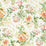 Sanderson Olivia Botanical Green/Orange 217038 Wallpaper Sample DOSW217038