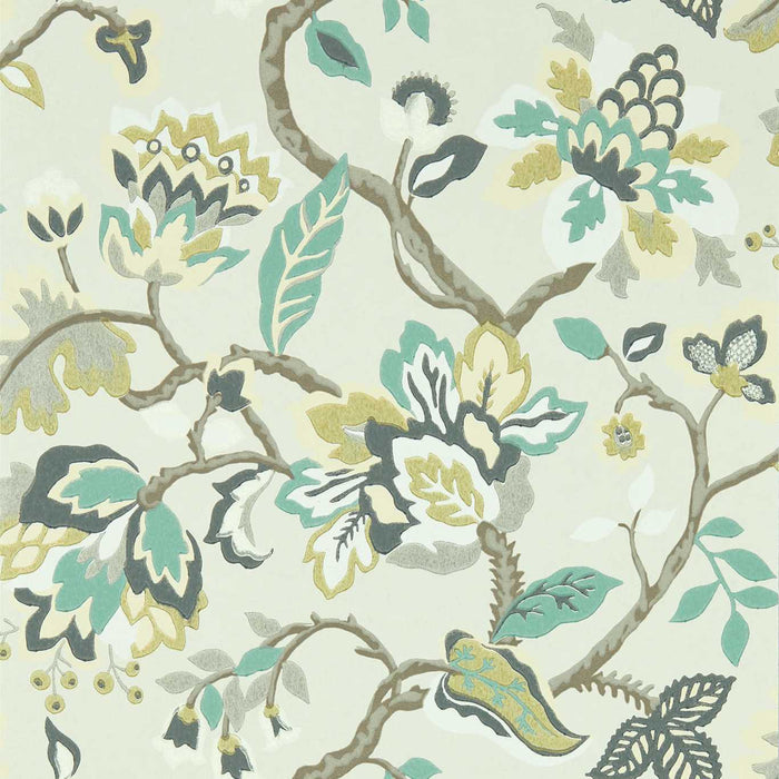 Sanderson Amanpuri Grey Mist 217045 Wallpaper Sample DOSW217045