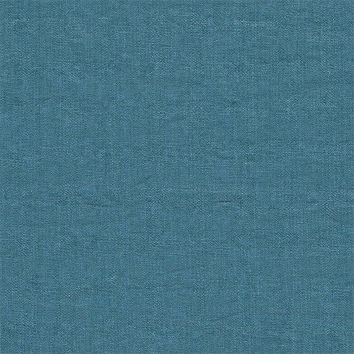 Sanderson Rue Linen Petrol 237055 Fabric Sample DRLC237055