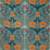 Morris & Co Honeysuckle and Tulip Velvet Woad/Mulberry 236940 Fabric Sample DROF236940