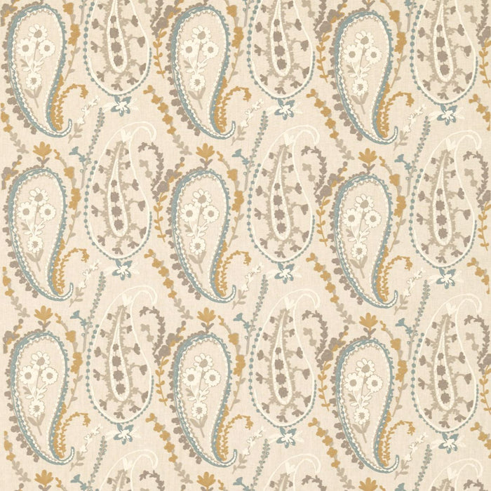 Sanderson Jamila Wedwood/Linen 235246 Fabric Sample DSOH235246