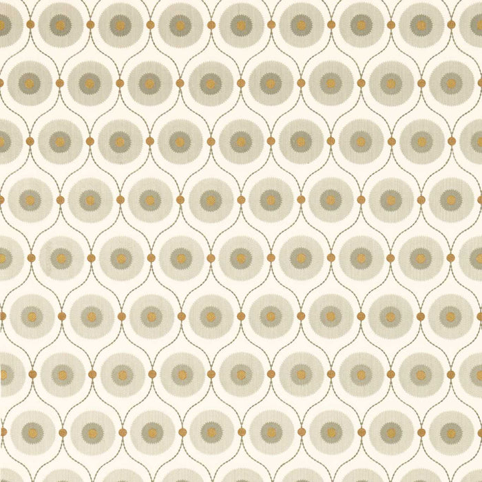 Sanderson Starla Pewter/Gold 235251 Fabric Sample DSOH235251