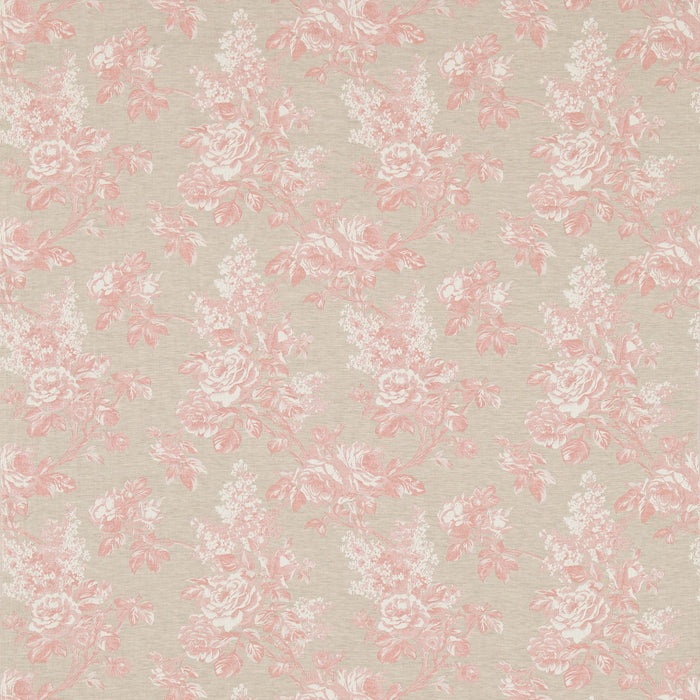 Sanderson Sorilla Damask Shell Pink/Linen 234351 Fabric Sample DSOR234351