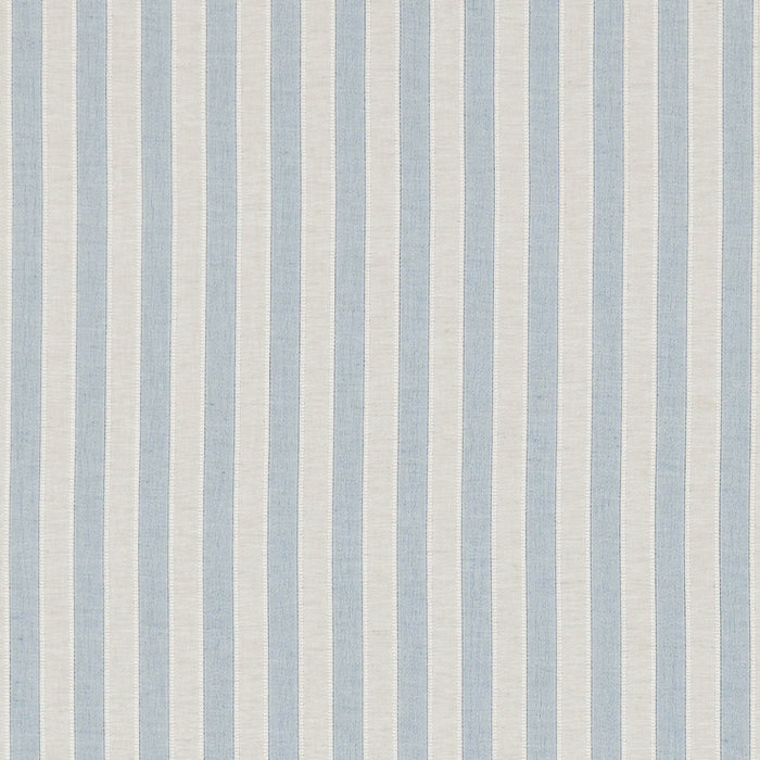 Sanderson Sorilla Stripe Delft/Linen 234356 Fabric Sample DSOR234356