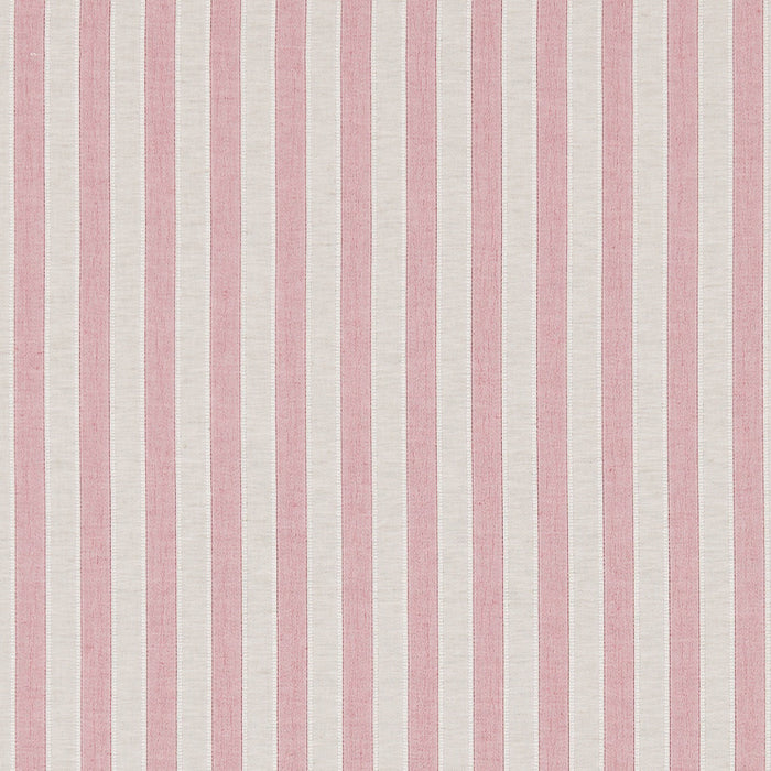 Sanderson Sorilla Stripe Rose/Linen 234360 Fabric Sample DSOR234360