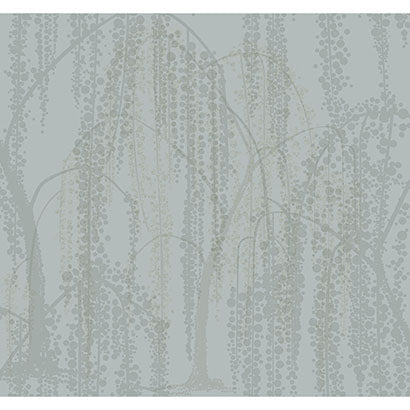 York Willow Glow Smokey Blue Wallpaper DT5063