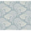 York Dancing Leaves Light Blue Sample DT5132