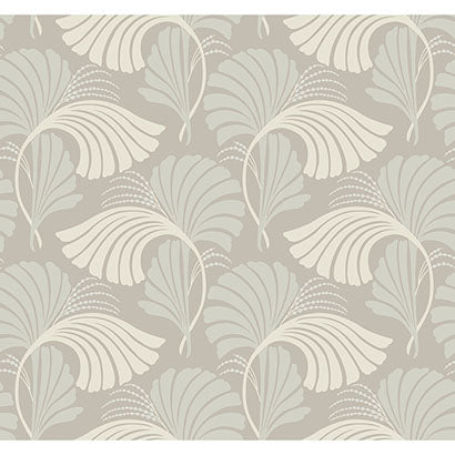 York Dancing Leaves Neutral Wallpaper DT5135