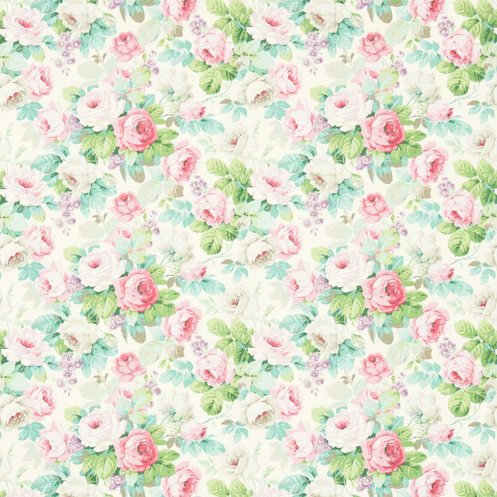 Sanderson Chelsea Pink/Celadon 224321 Fabric Sample DVIN224321