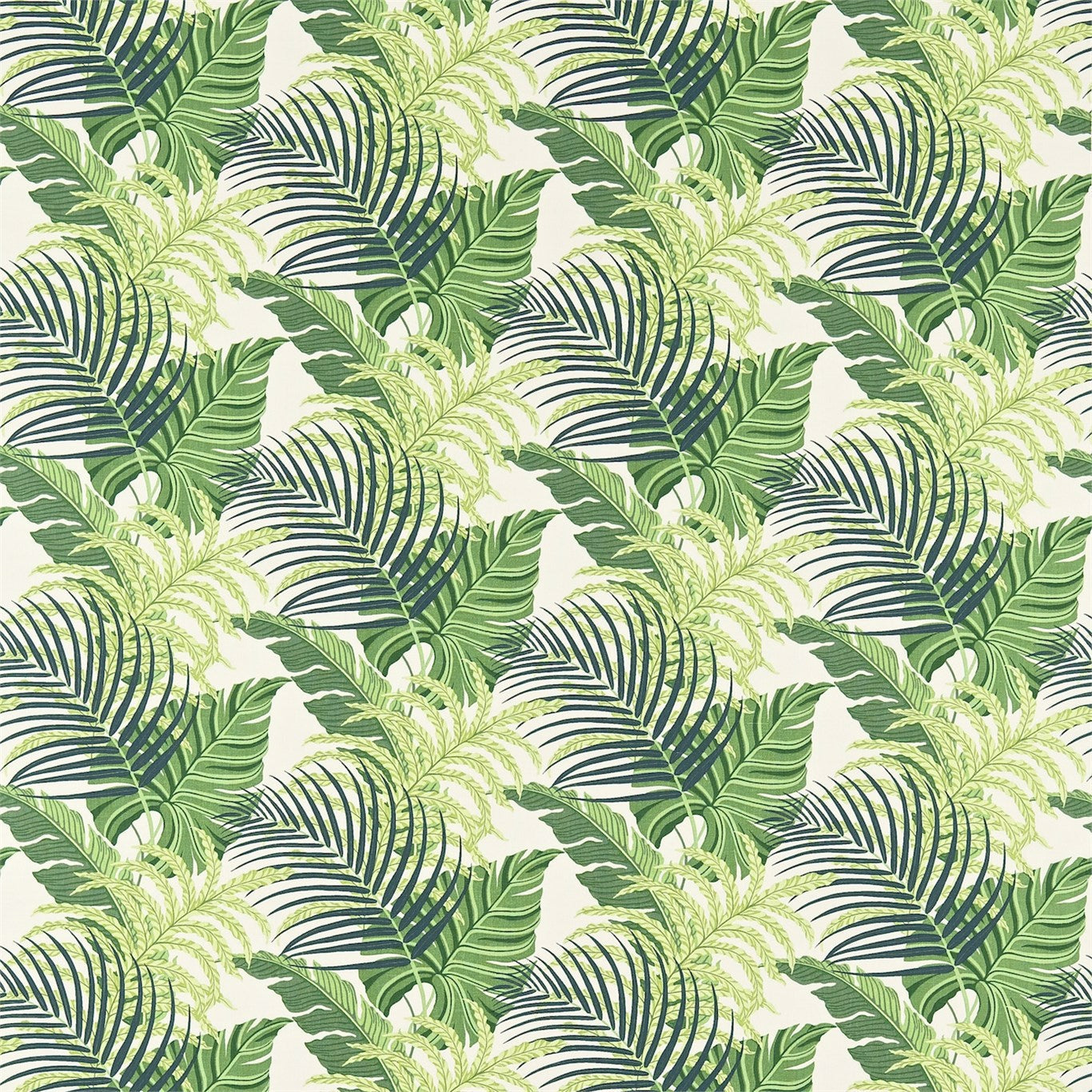 Sanderson Manila Green/Ivory 223278 Fabric Sample DVOY223278