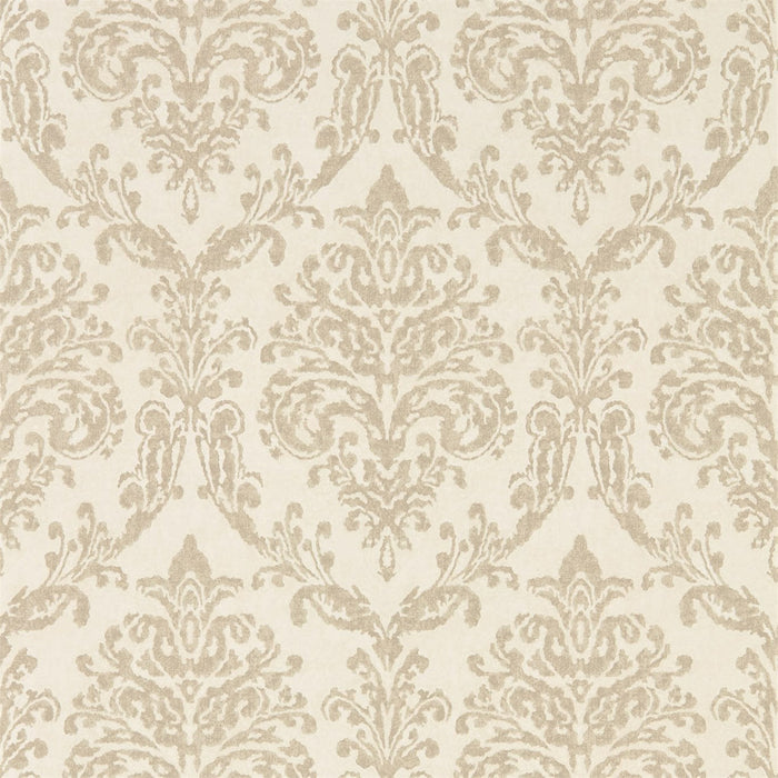 Sanderson Riverside Damask Cream/Gold 216288 Wallpaper Sample DWAP216288