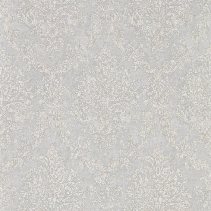 Sanderson Riverside Damask Dove/Silver 216289 Wallpaper Sample DWAP216289