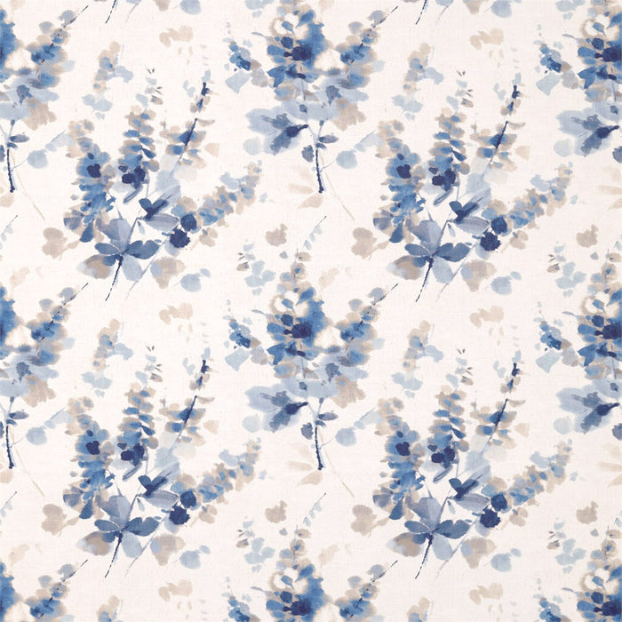 Sanderson Delphiniums Indigo 226288 Fabric Sample DWAP226288