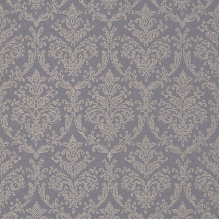 Sanderson Riverside Damask Pewter 235929 Fabric Sample DWAP235929