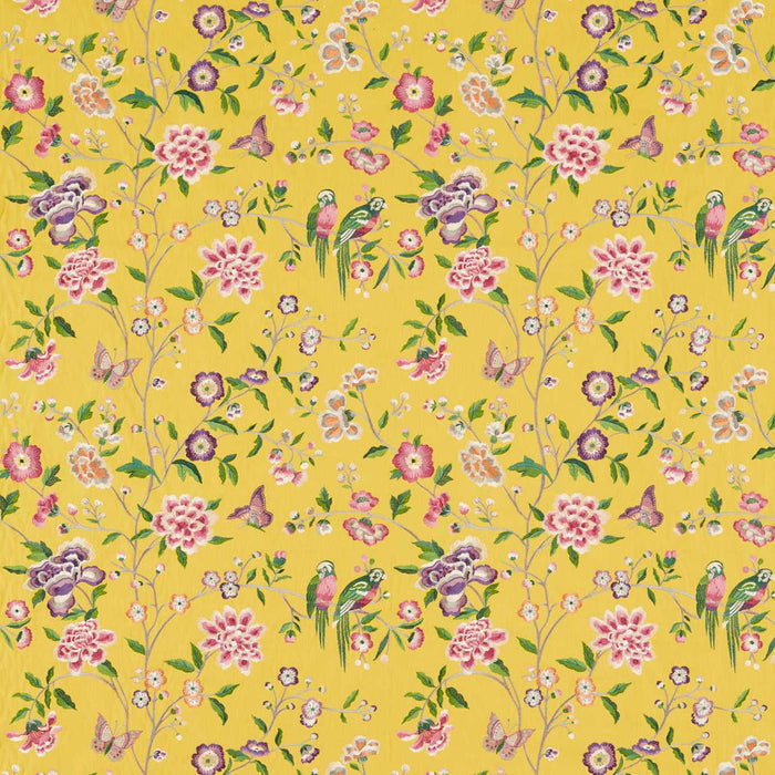 Sanderson Chinoiserie Hall Papavera 237273 Fabric Sample DWAT237273