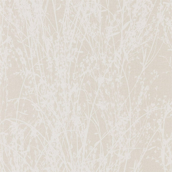 Sanderson Meadow Canvas White/Parchment 215695 Wallpaper Sample DWOW215695