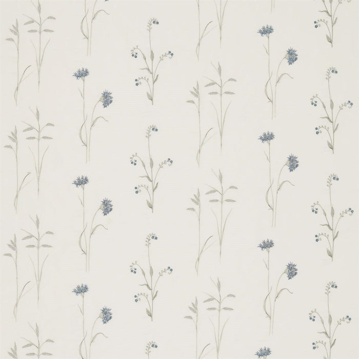 Sanderson Meadow Grasses Cobalt/Chalk 235604 Fabric Sample DWOW235604