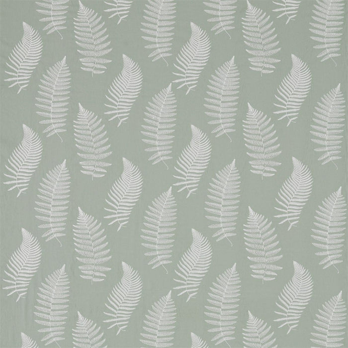 Sanderson Fern Embroidery Mist 235606 Fabric Sample DWOW235606