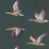 Sanderson Elysian Geese Amsterdam Green 216608 Wallpaper Sample DYSI216608