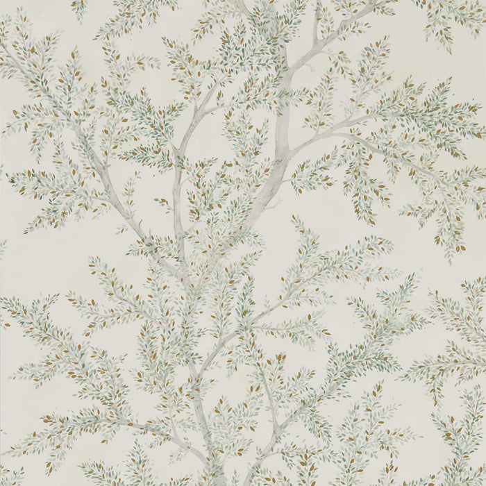 Sanderson Farthing Wood Sage Grey 216614 Wallpaper Sample DYSI216614