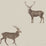 Sanderson Evesham Deer Birch 216618 Wallpaper Sample DYSI216618