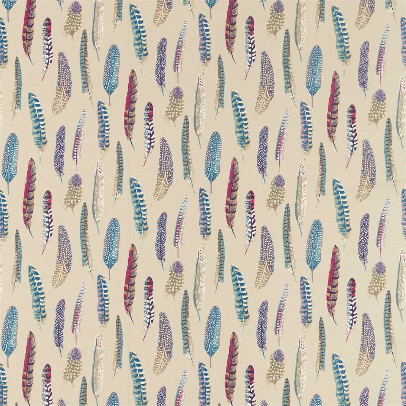 Sanderson Lismore Mulberry/Fig 226521 Fabric Sample DYSI226521