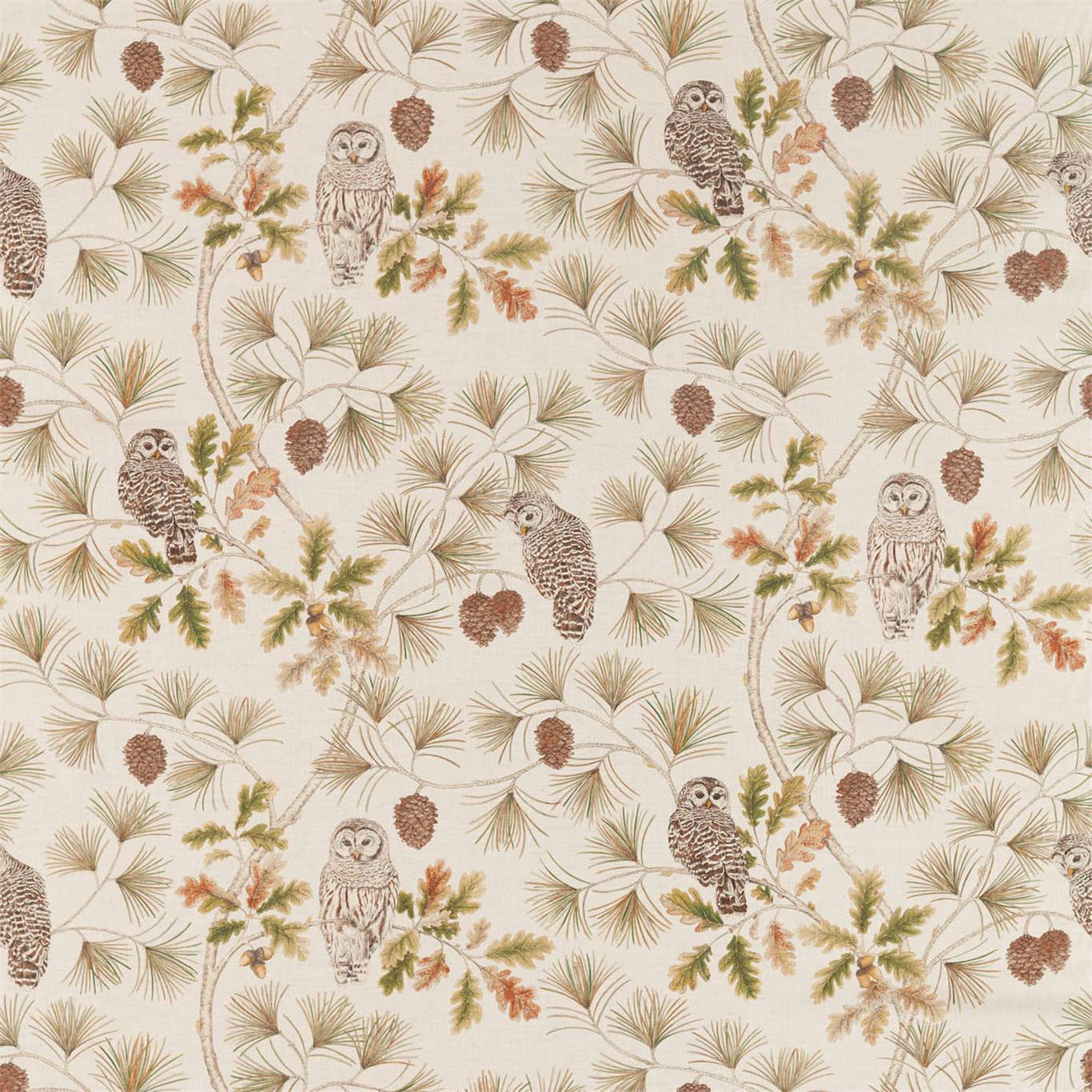 Sanderson Owlswick Briarwood 226525 Fabric Sample DYSI226525