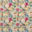 Sanderson Dahlia & Rosehip (Velvet) Mulberry/Grey 226532 Fabric Sample DYSI226532