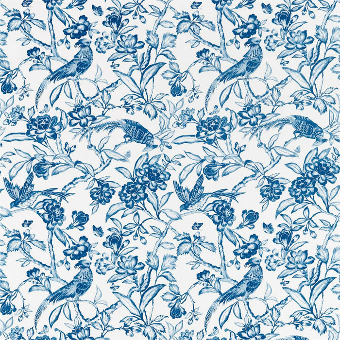 Sanderson Tattershall Indigo 226536 Fabric Sample DYSI226536