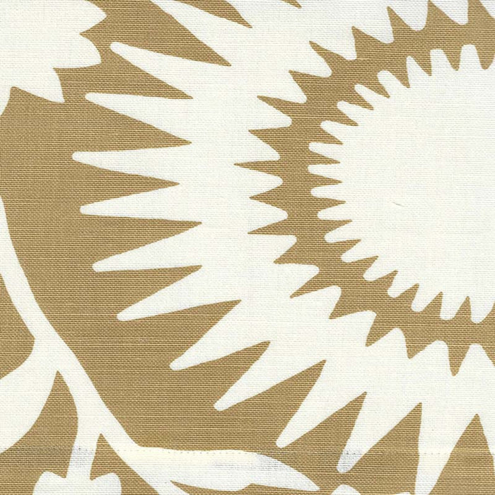 China Seas Daisy Blotch Camel Fabric Sample 7930-22