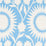 China Seas Daisy Blotch French Blue Fabric Sample 7930-15