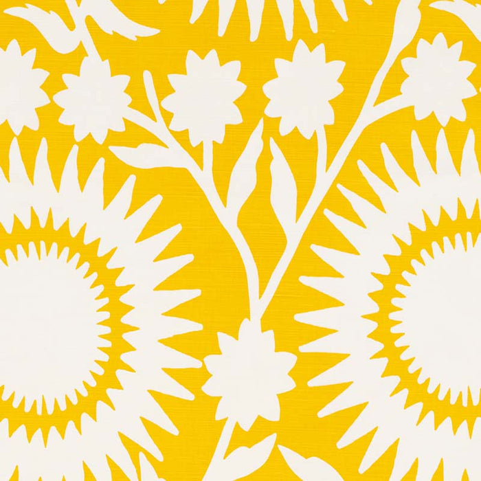 China Seas Daisy Blotch Sun Yellow Fabric Sample 2202657