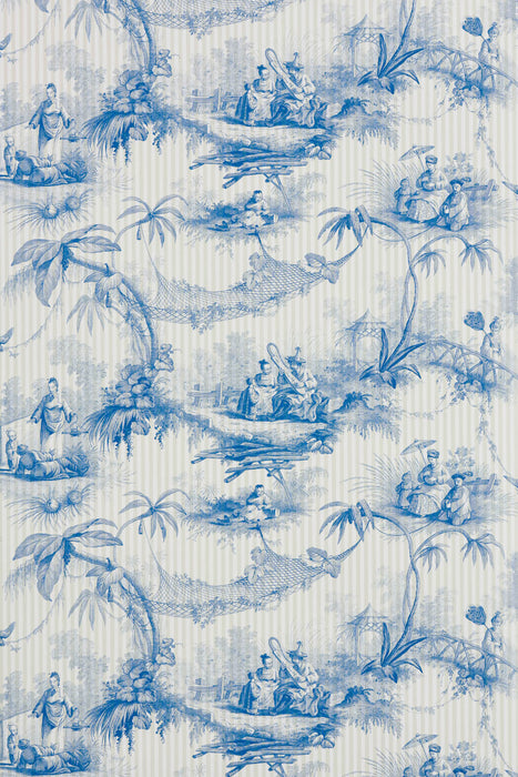 Braquenie Les Ombrelles Bleu Wallpaper BP326003