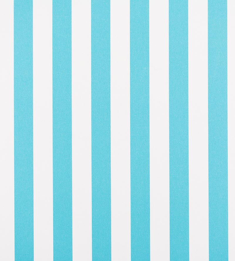 Old World Weavers Awning Stripe Turquoise Fabric E4 00025135