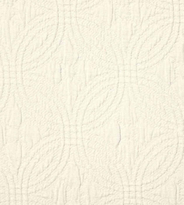 Old World Weavers Piquet Double Ring Cream Fabric Sample E7 0010DOUB