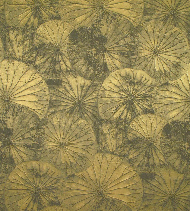 Old World Weavers Lotus Olive Fabric Sample E7 0040LOTU