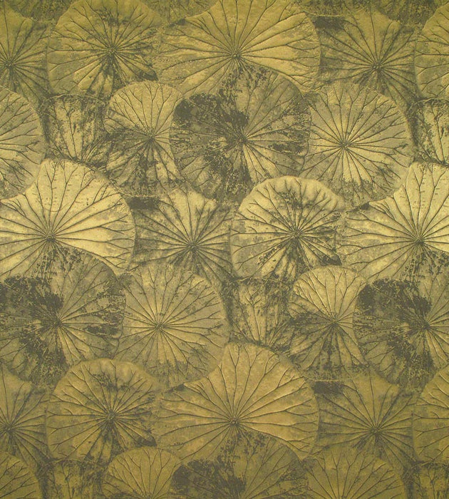 Old World Weavers Lotus Olive Fabric Sample E7 0040LOTU