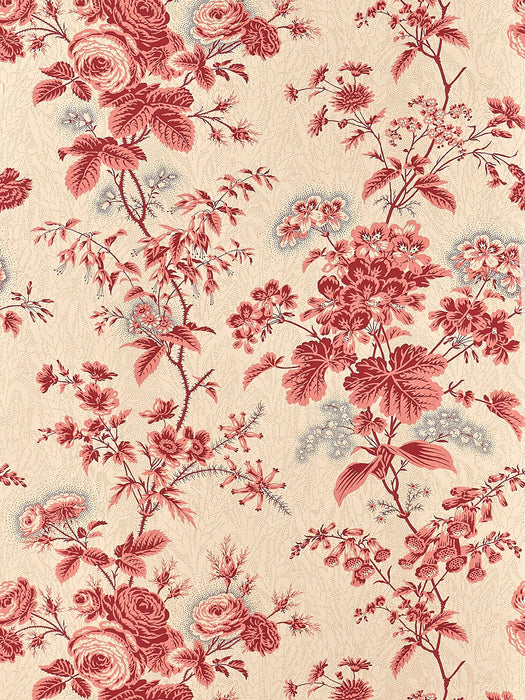 Braquenie Ursuline Rouge Wallpaper Sample BP362001