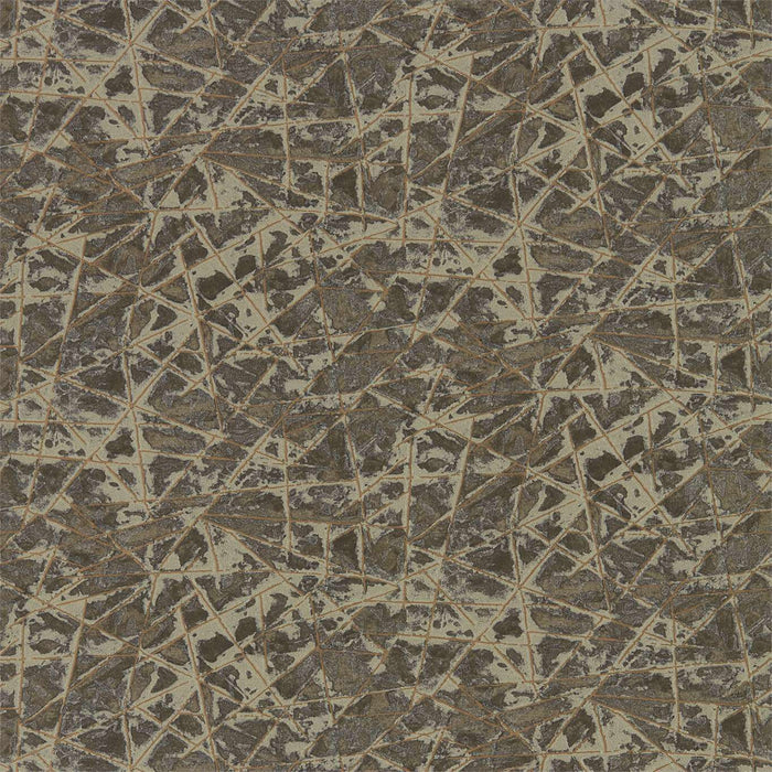 Harlequin Shatter Gold/Zinc 111851 Wallpaper Sample EANV111851