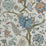 Braquenie Le Grand Corail Old Blue Wallpaper BP204003