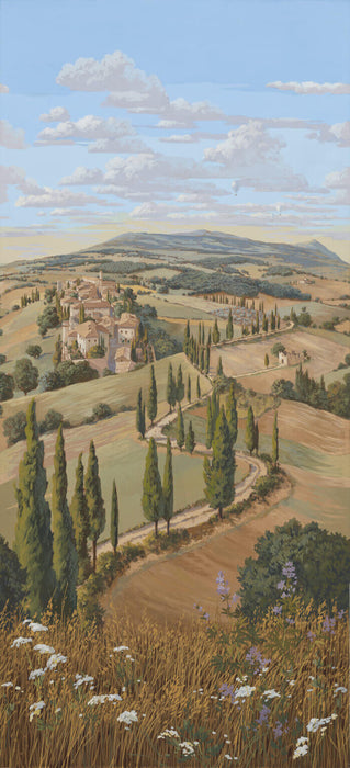 Pierre Frey Voyage En Toscane La Campagne Wallpaper Sample FP612002