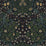 Seabrook Designs Victorian Garden Floral Prepasted Midnight Blue & Evergreen Wallpaper EP10122