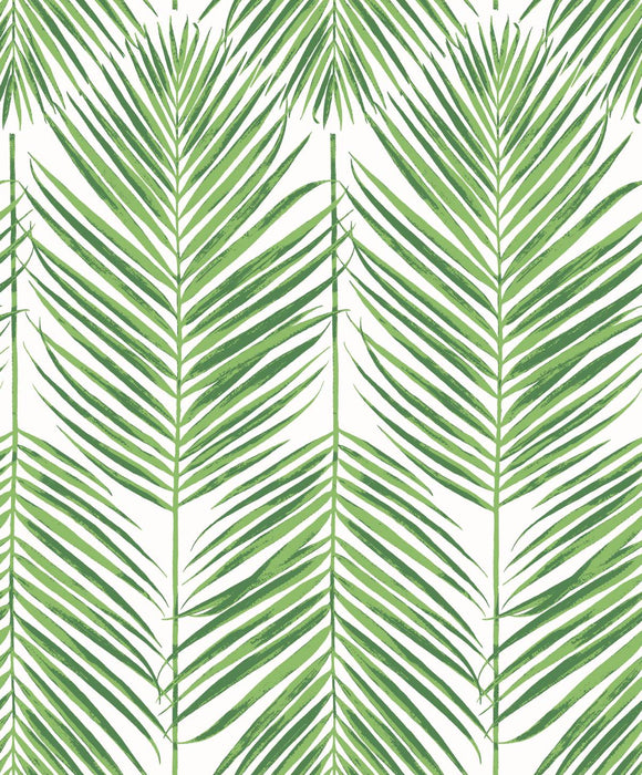 Seabrook Designs Marina Palm Summer Fern Wallpaper Sample ET10704