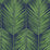 Seabrook Designs Marina Palm Moss Green & Blue Wallpaper Sample ET10714