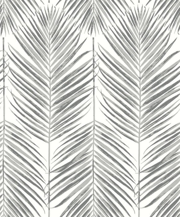 Seabrook Designs Marina Palm Daydream Grey Wallpaper ET10730